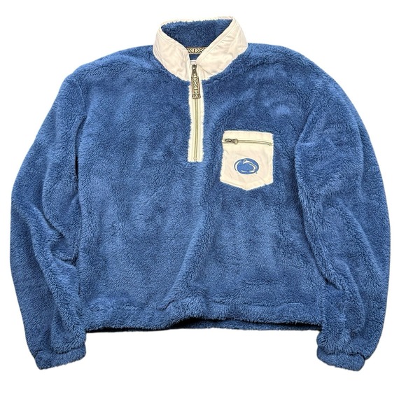 Summit Sportswear Other - Penn State Nittany Lions 1/4" Zip Sherpa Sweater Women's Large Tribal Hit Zipper